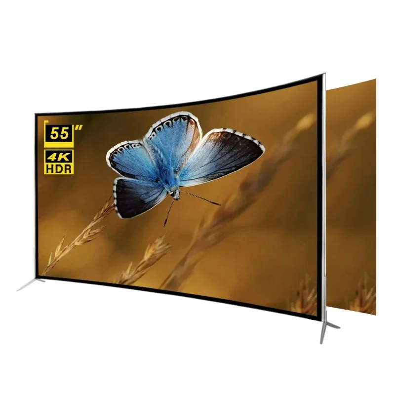 

STLF Advanced Advanced Customization STLF ZJW Cheap 55 Inch Smart TV 4k Curved Screen 4K UHD LED Smart TV for Sale