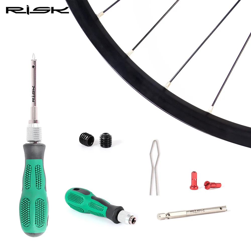 

RISK Bicycle Spoke Cap Installation Screwdriver Rim Spoke Cap Holder Wheel Set Spoke Cap Connection Tool Bicycle Accessories