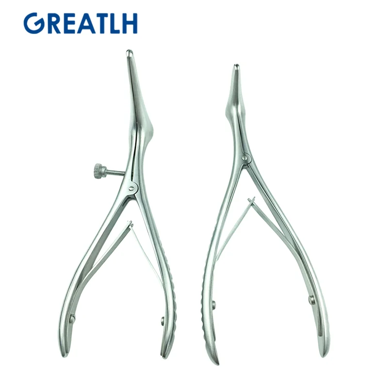 Medical Nose Mirror Speculum Lens Nostril Pliers Nasal Cavity Examination Nasal Expander Nasal Speculum Nasal Dilation Forceps