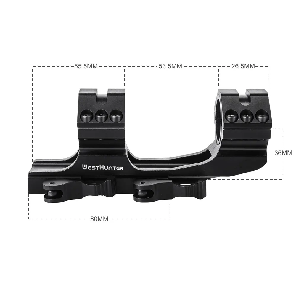 WestHunter Cantilever Picatinny Scope Mount 1