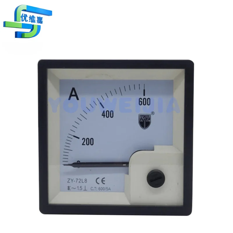 Amperemeter Current Test Table 6L2-A 600/5A Pointer Type AC Ammeter