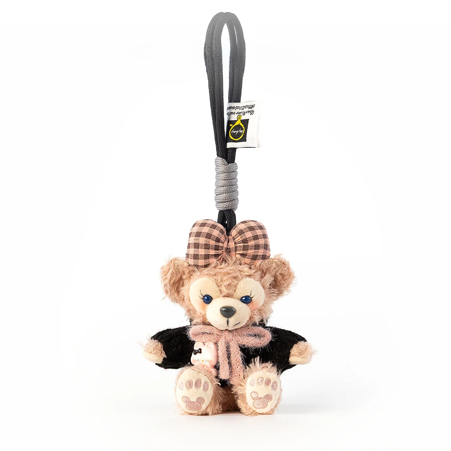 cute-bear-plush-keychain-bag-charm-herberry-sherry-mei-teddy-bear-doll-key-holder-soft-polyester-fiber-animal-toy-for-ages-3