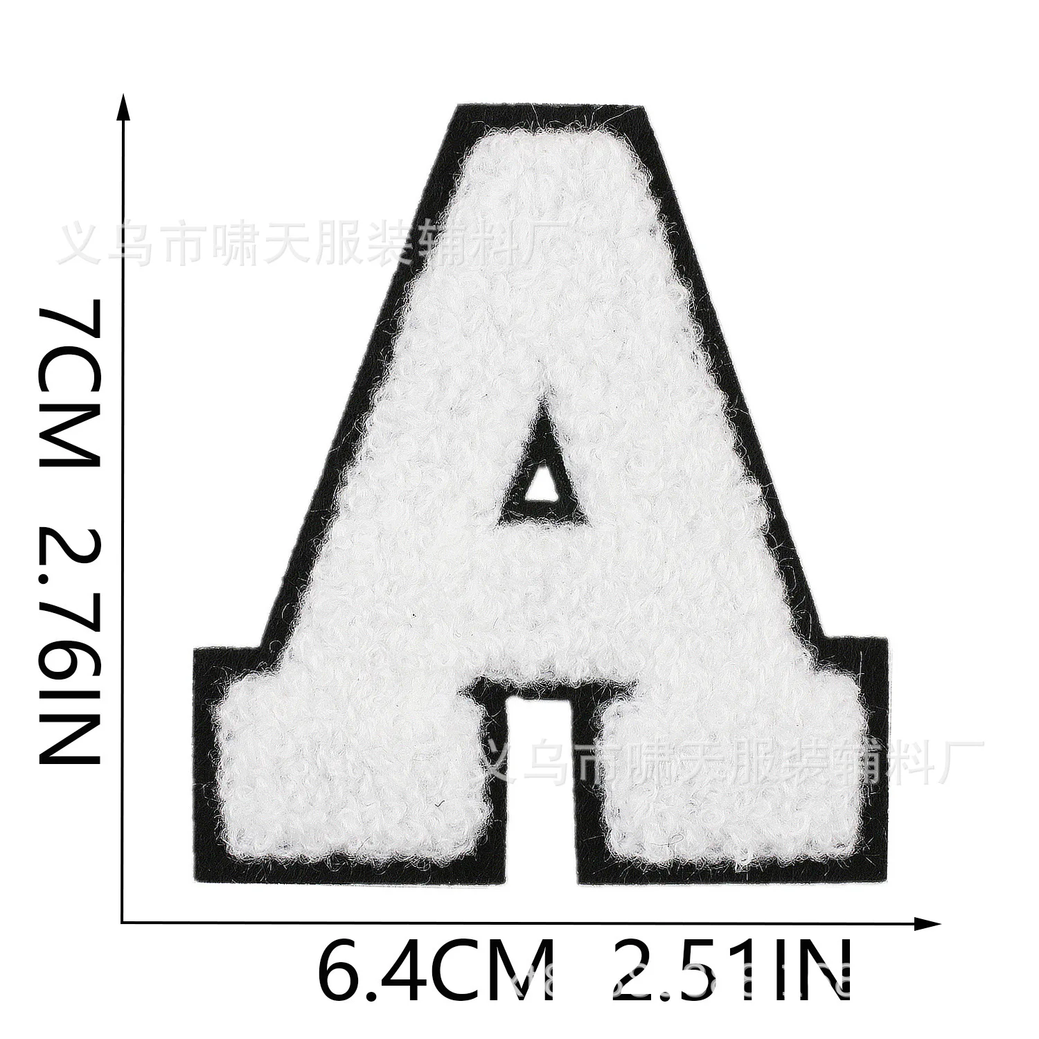 New Arrivals 1pcs Patch White Letter Stickers Iron On Patches for Clothing Sewing Embroidery Fusible Applique Badge Decoration