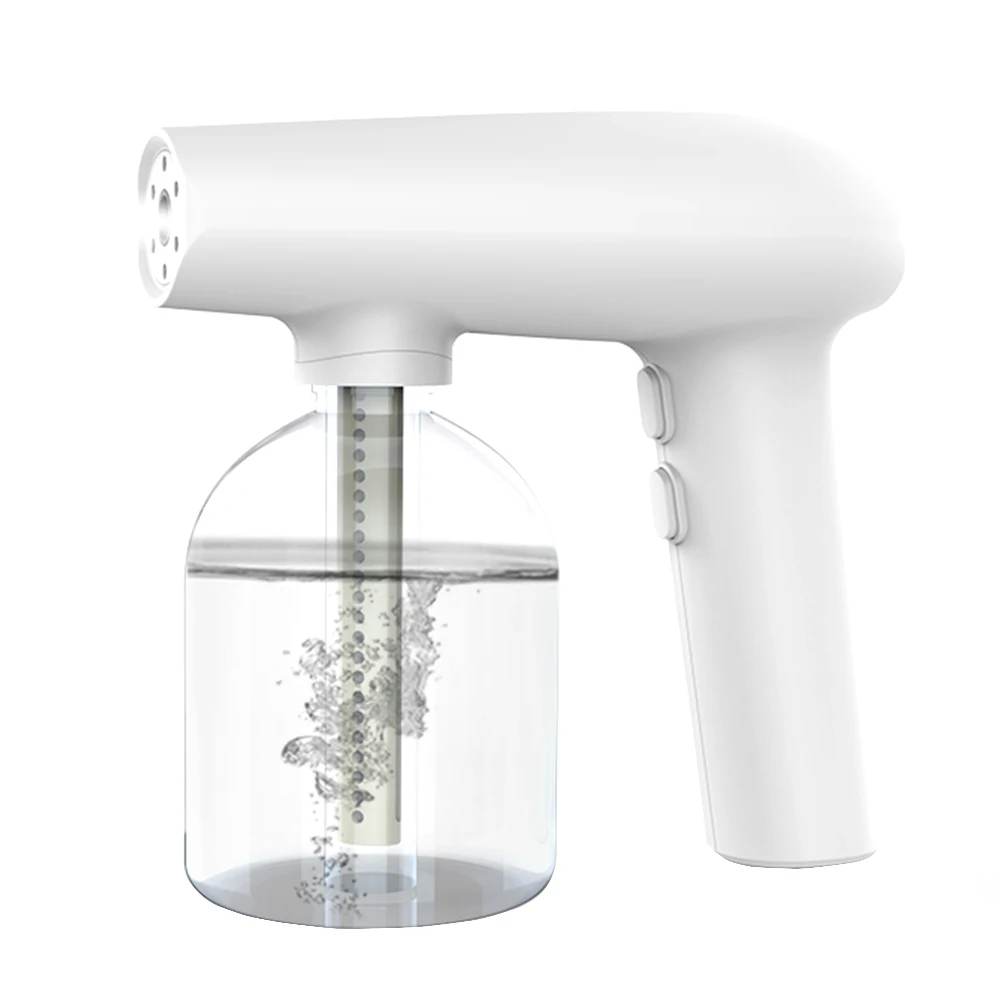 

Electrolytic spray gun Handheld Blue Light Disinfection Gun Atomization Disinfection Gun Sprayer Portable Charging