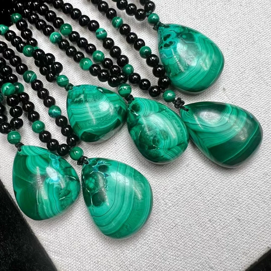 

1 Pc Fengbaowu Natural Stone Chrysocolla Water Drop Pendant 925 Sterling Silver Fashion Jewelry Gift For Women