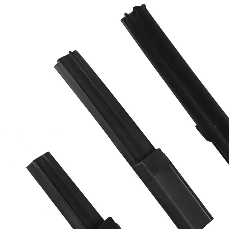 4pcs/set Black Car Door Window Glass Weatherstrip for Nissan D22