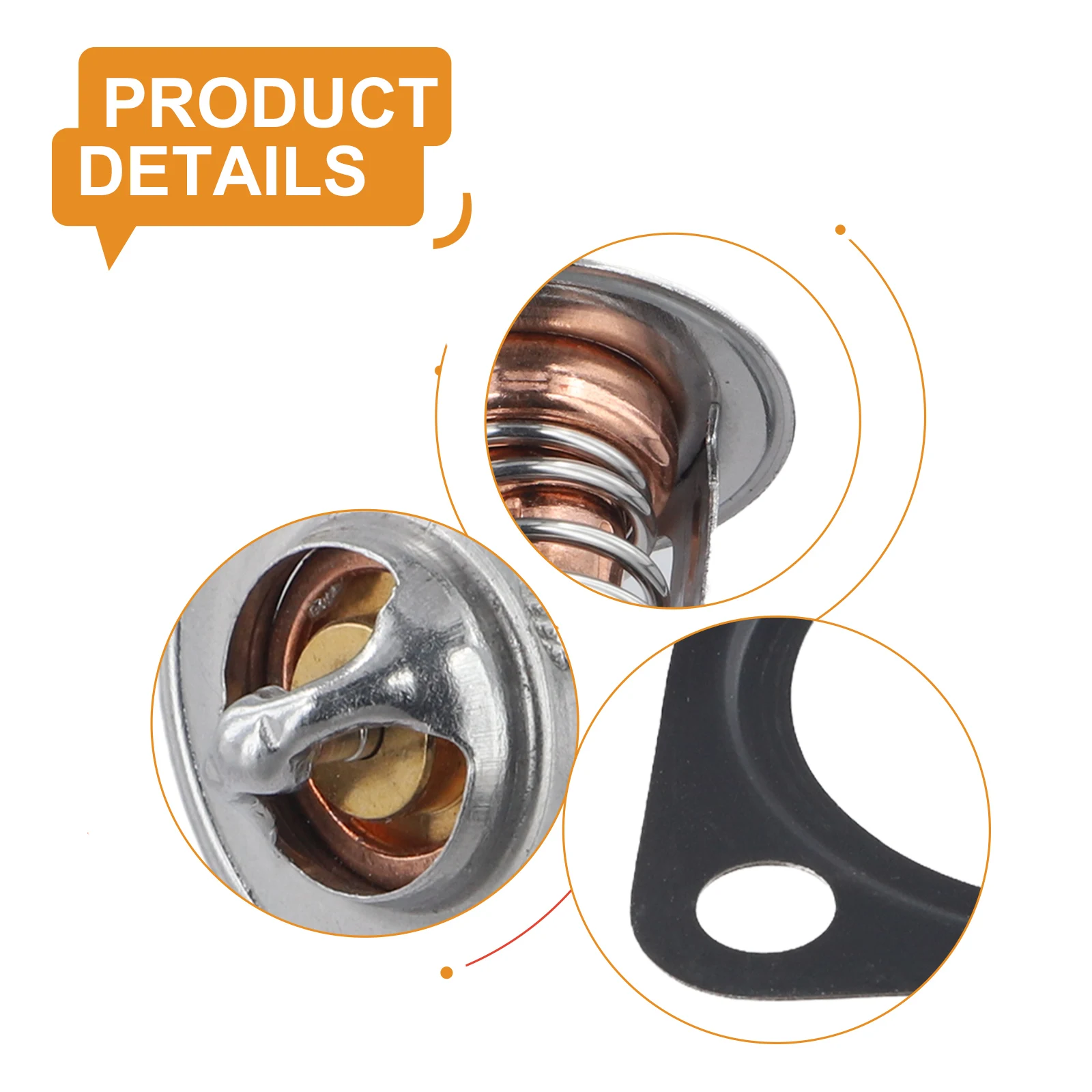 

Термостат системы охлаждения двигателя для Kubota, термостат дизельного двигателя, водяной насос, простая установка, высокая производительность