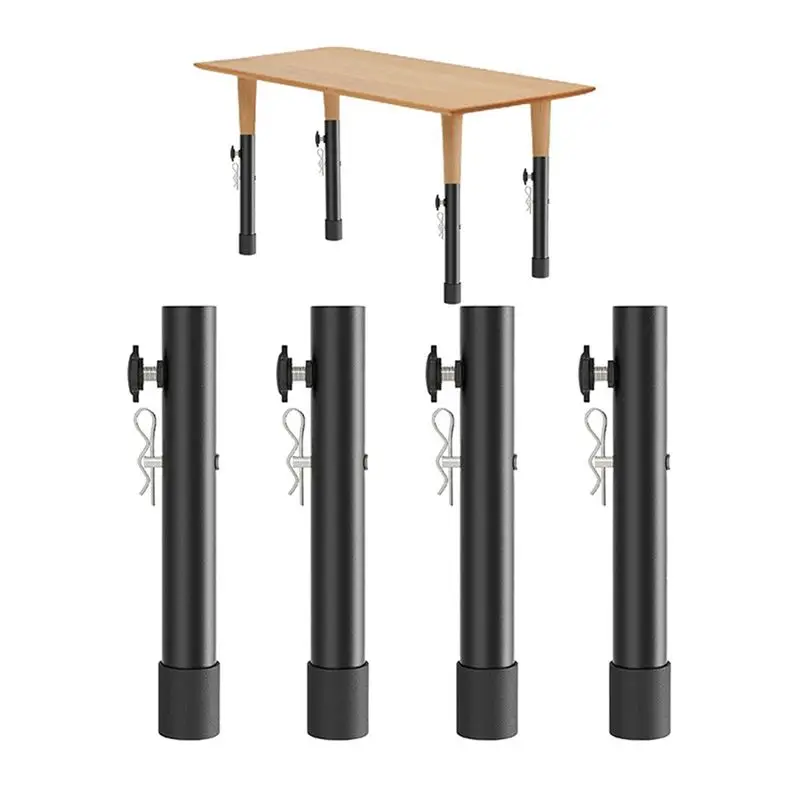 A76I-Table Leg Extender Table Workbench Height Extender Easy To Install Use Straight Leg Table Leg Extender