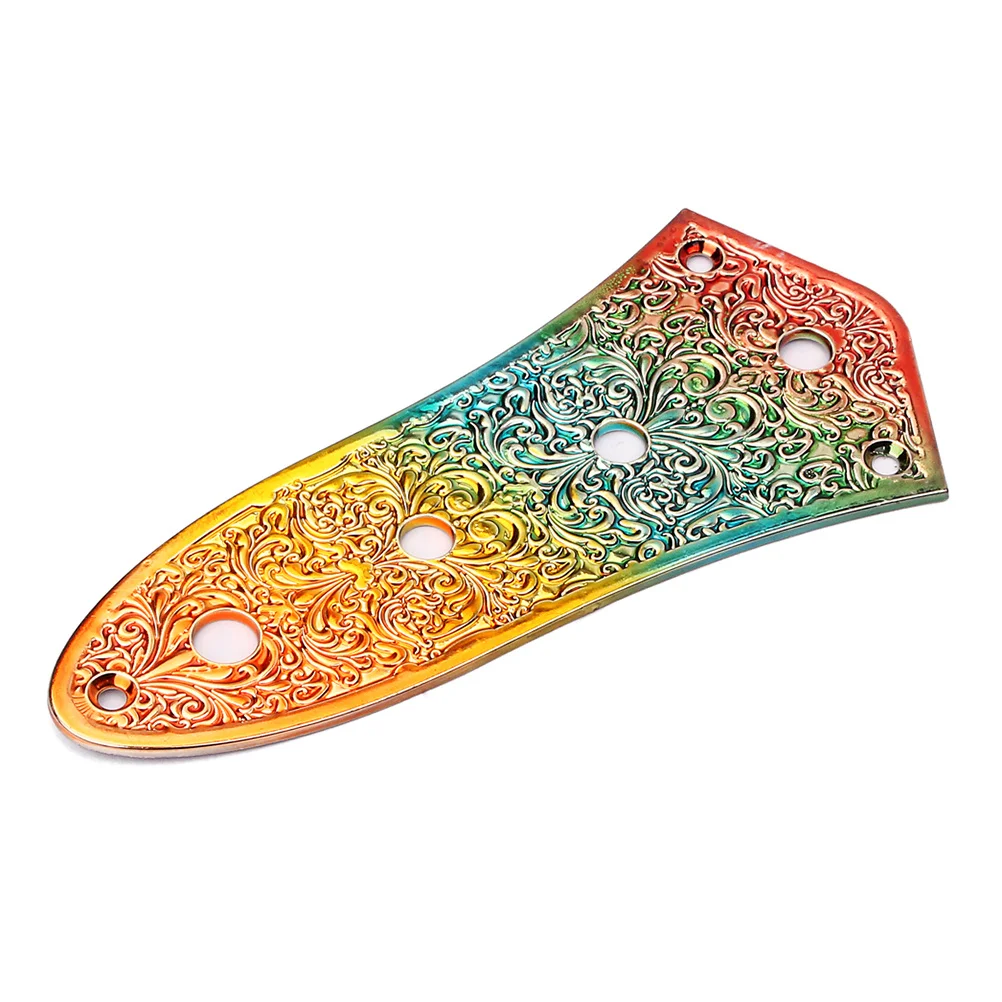 

Ge101d Zinc Alloy 4 Hole Control Plate Replacement Chrome Plated Steel Fits Vintage Electric Guitar Bass Models