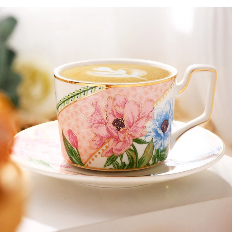 

200ml ceramic Garden hand-painted set Household afternoon camellia tea