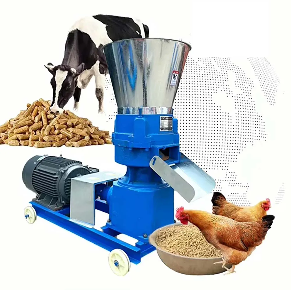 

15kw High Efficiency Electric Pelletizer New and Used Animal Feed Pellet Machine for Chicken Cow Horse for Plant Farm Factory