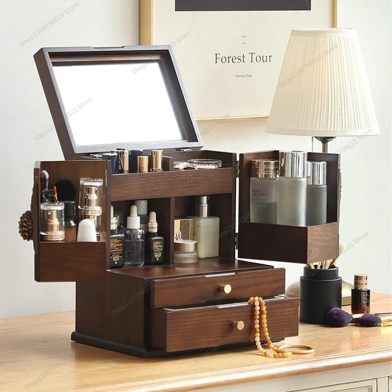For s Storage Box Jewelry Box Integrated Drawer Storage Cabinet Large Capacity Storage Box