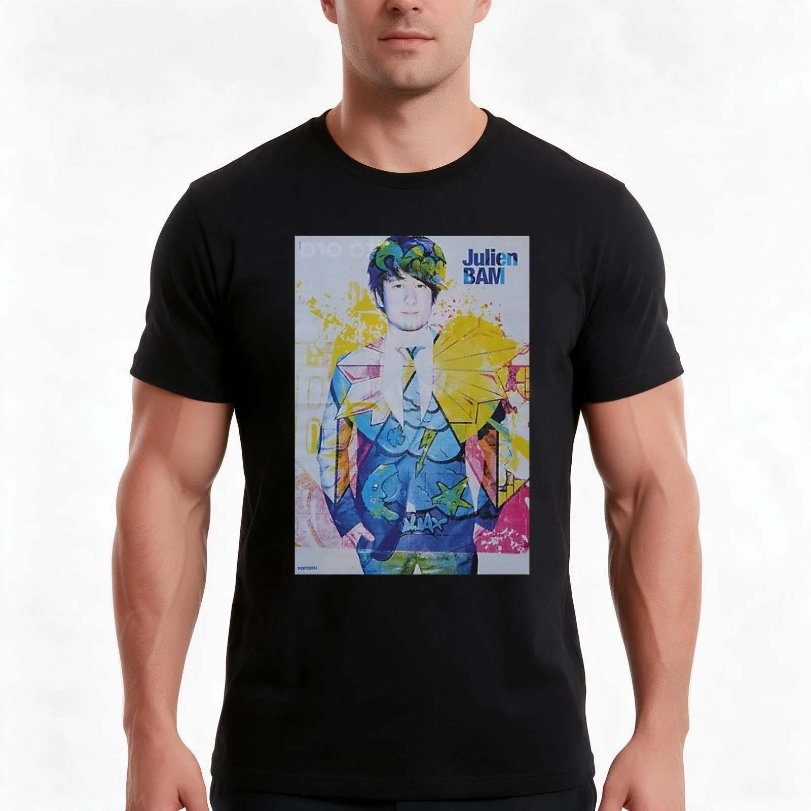 julien bam T-Shirt Summer Casual Cotton Tee Oversized Streetwear Tops Vintage Graphic Print Loose Fit Short Sleeve