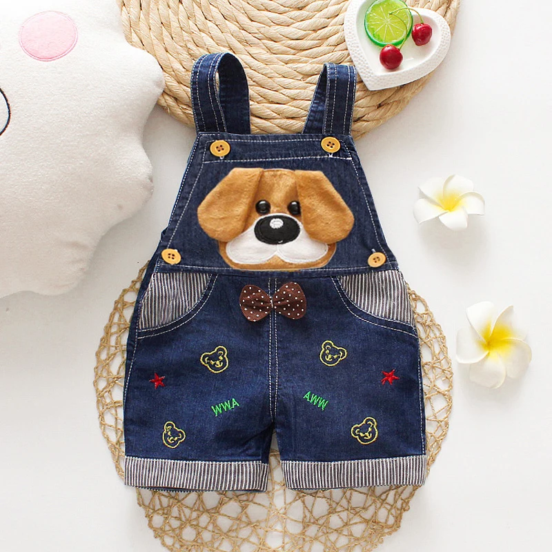 

Children Kids Baby Boys Denim Pants Infants Girls Shorts Overalls Clothing Jumpsuits Jeans