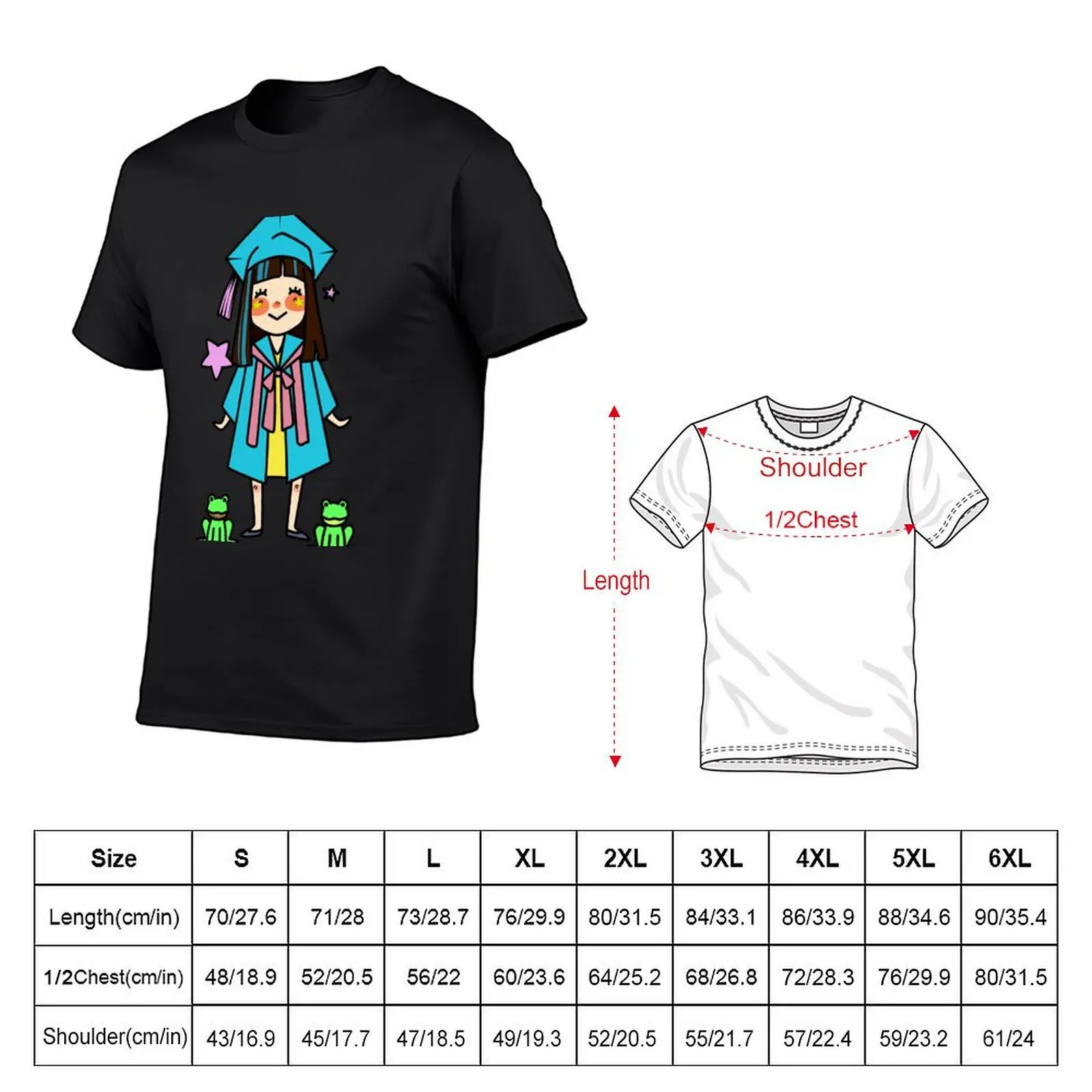 Kero Kero Bonito Graduation Cartoon T-Shirt graphics cheap stuff anime stuff Aesthetic clothing mens shirts graphic tee