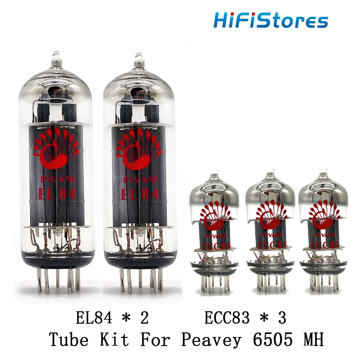 Replacement Valve Guitar Tube Kit For Peavey 6505 MH Amplifiers ECC83 3PCS EL84 2PCS AMP Electronic Audio Vacuum Tube Pre-amp