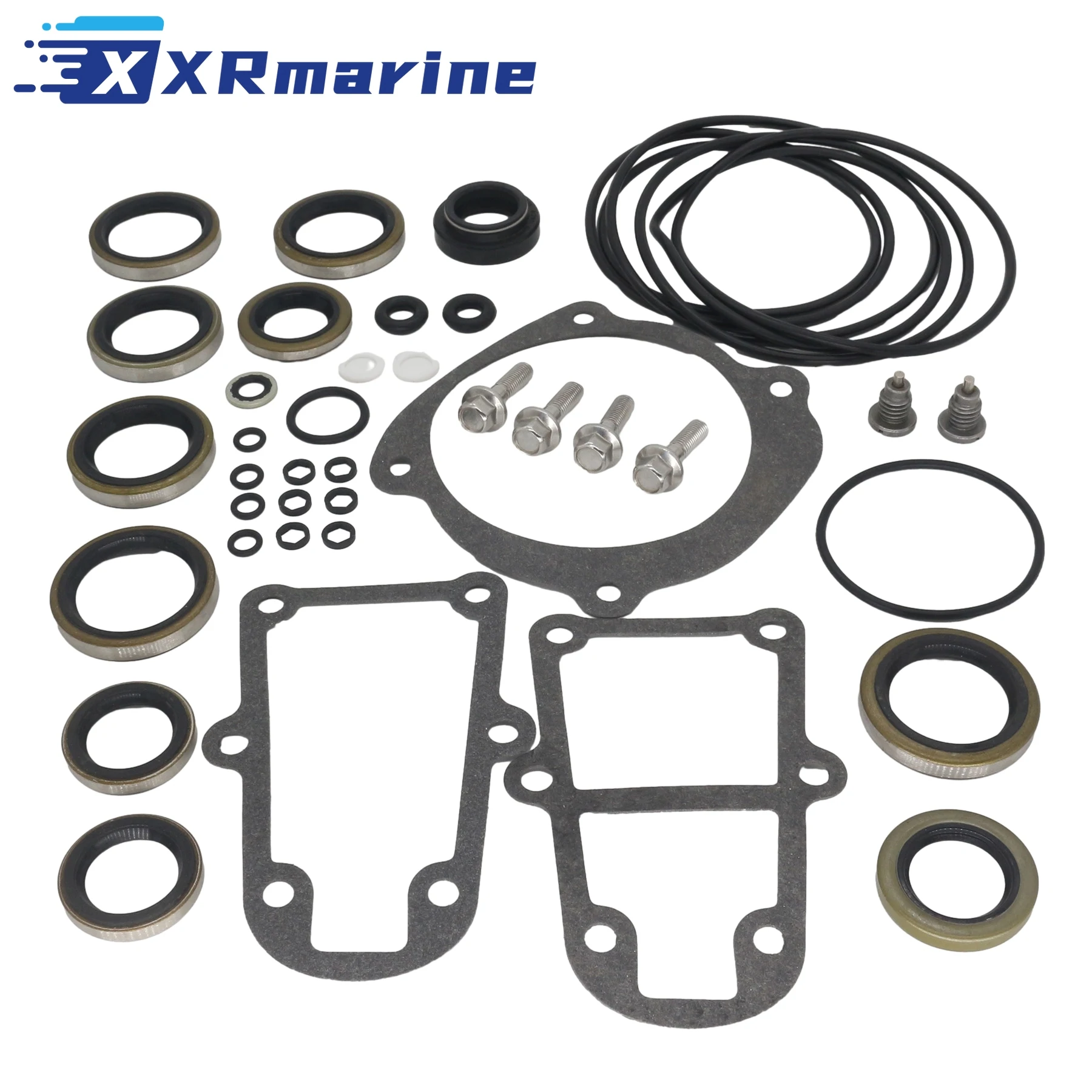 For Johnson Evinrude 150 175 200 225 250 HP Lower Unit Gearcase Seal Kit Replaces 5006373 439141 Sierra 18-8384 18-2623