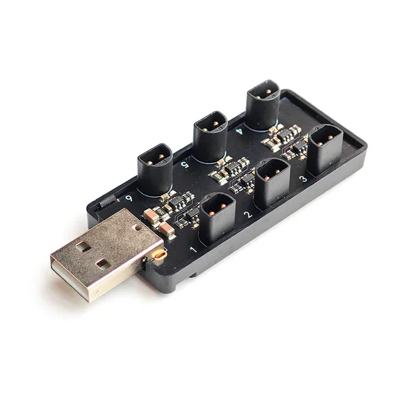 EMAX USA Official Tinyhawk Nanoscout & Tinyhawk Lite Spare Parts Pack - USB to 3.8V 1S Charger (EM2.0 HV Version)