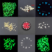 Blue Green Luminous Watch Dial Hour Indices Markers For Sub GMT Men's Watch Dial Accessories Aftermarket Replacemen