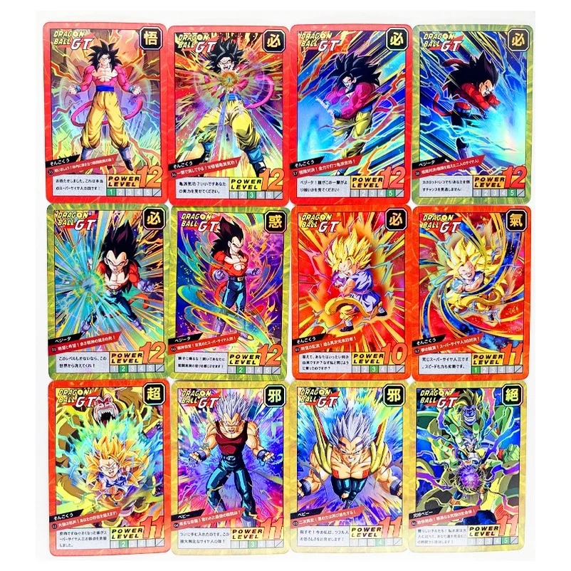 Anime DRAGON BALL Z GT Burst No.2 Super Saiyan Heroes Battle Card Ultra Instinct Goku Vegeta Game Collection Cards 54pcs/set