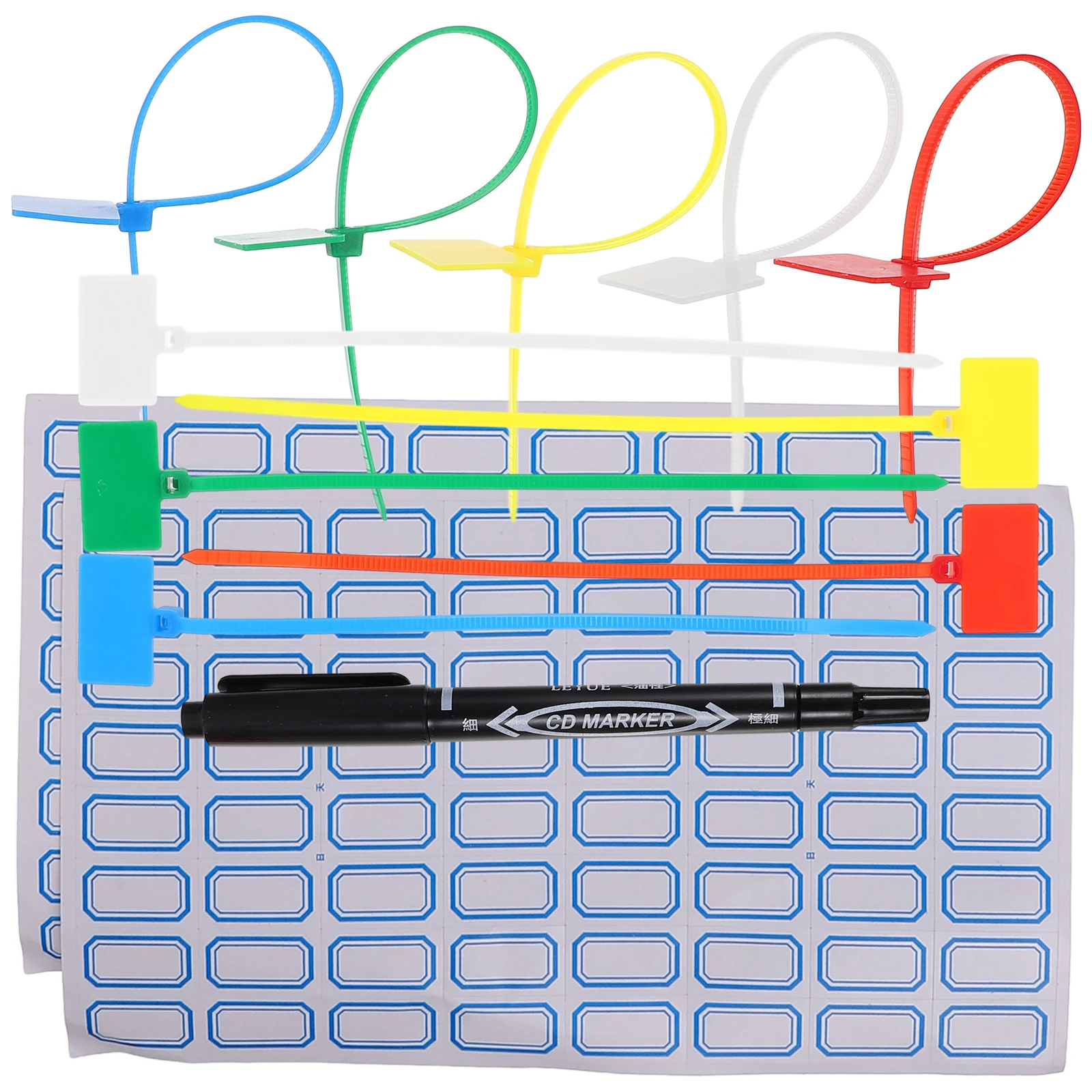 

1 комплект, нейлоновые кабельные бирки, стяжки для этикеток, крепежные обмотки для проводов, органайзеры для шнуров для микрофона, компьютерной электроники