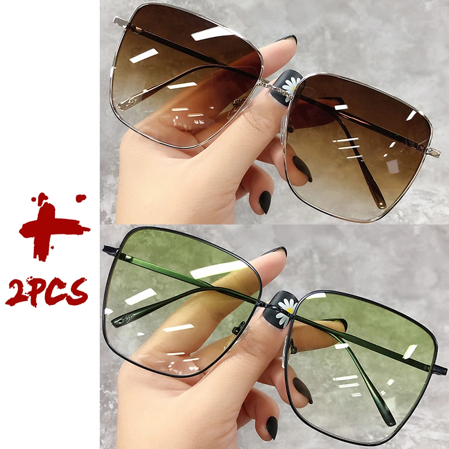 Sonnenbrille Frauen Luxus Platz Männer Fahren Reise Marke Design Gradienten Vintage Sonnenbrille Weibliche Unisex Retro Oculos Neue 2026 – Detail 19