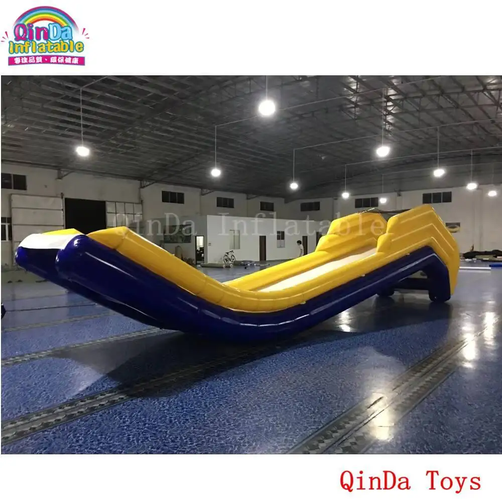 

2019 Hot Product 4Mh*2Mw Inflatable Water Slide For Boat,Free Air Pump Inflatable Yacht Slide For Sale