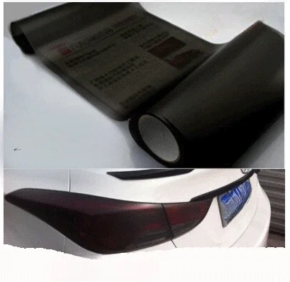 Car Light Film Car Headlight Fog Light Taillight Tint Vinyl Film Sticker Self-Adhesive Motorcycle Vinyl Wrap Car Decoration view 2