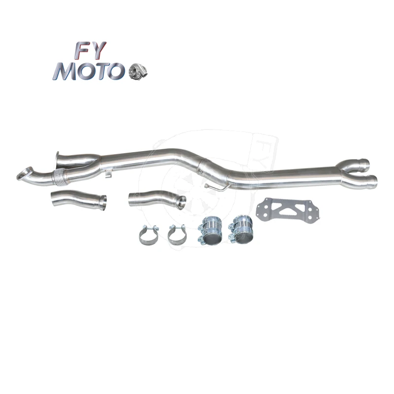 SS304 High Flow M PERFORMANCE 3.5 Inch Exhaust System for BMW S58 G80 M3 G82 M4 2020+ MidPipe with OPF with Brace