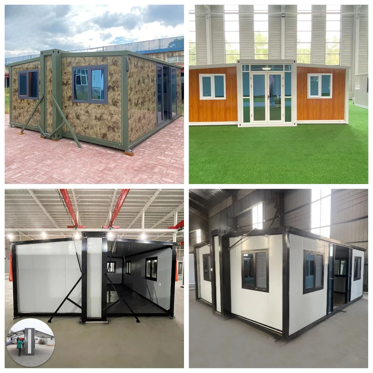 

Ready Made Mini Prefabricated Portable Expandable Container House for Sale Winter Mobile Prefab Tiny Home With 2 Bedroom
