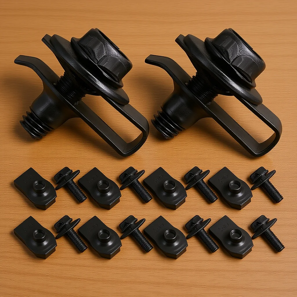 

20pcs Body Fastener Kit U Nut For Car Panel Fixing Durable Automotive Screw Clips Hardware U Shaped Metal Fasteners Auto Clips