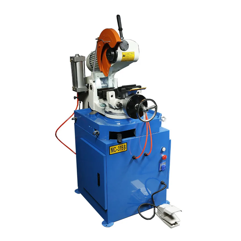 High efficiency iron pipe stainless steel pipe cutting machine semi-automatic metal circular saw machine