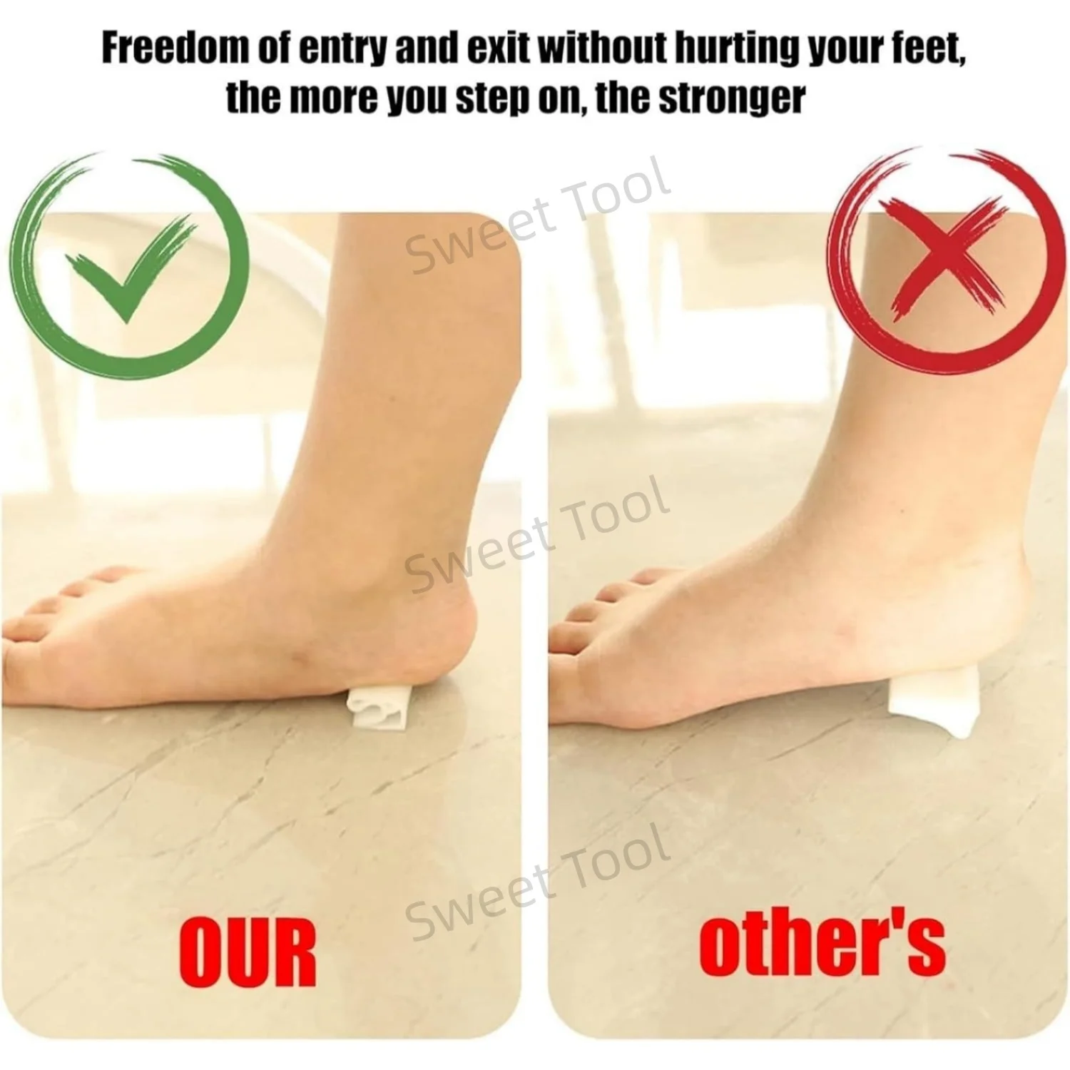 Collapsible Shower Threshold Water Dam Shower Edge Water Barrier Stopper Water Blocker Retention System Dry and Wet Separation