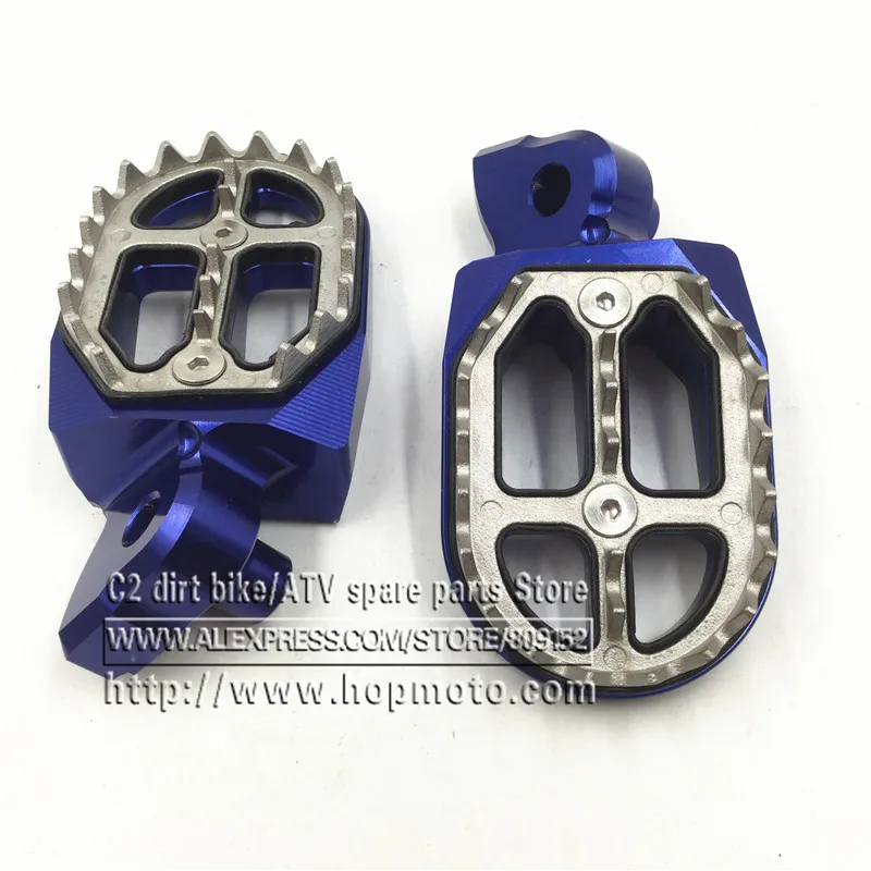 

Motocross Enduro SM MX Wide Foot Peg Rest Pedal for YZ YZF WRF YZ85 YZ125 YZ250 TZ250F YZ450F TZ426F WR250F WR426F WR450F WR400F