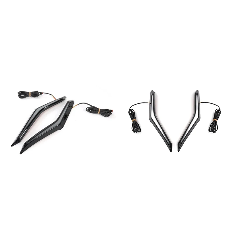 

Motorcycle Strike Windshield Trim Lamp Turn Signal Brake LED Light For Honda Gold Wing GL1800 Tour DCT 18-2023