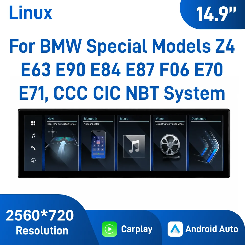 Car Multimedia Rear Seat Entertainment - Navigasi Mobil Linux 14,9 Inci untuk