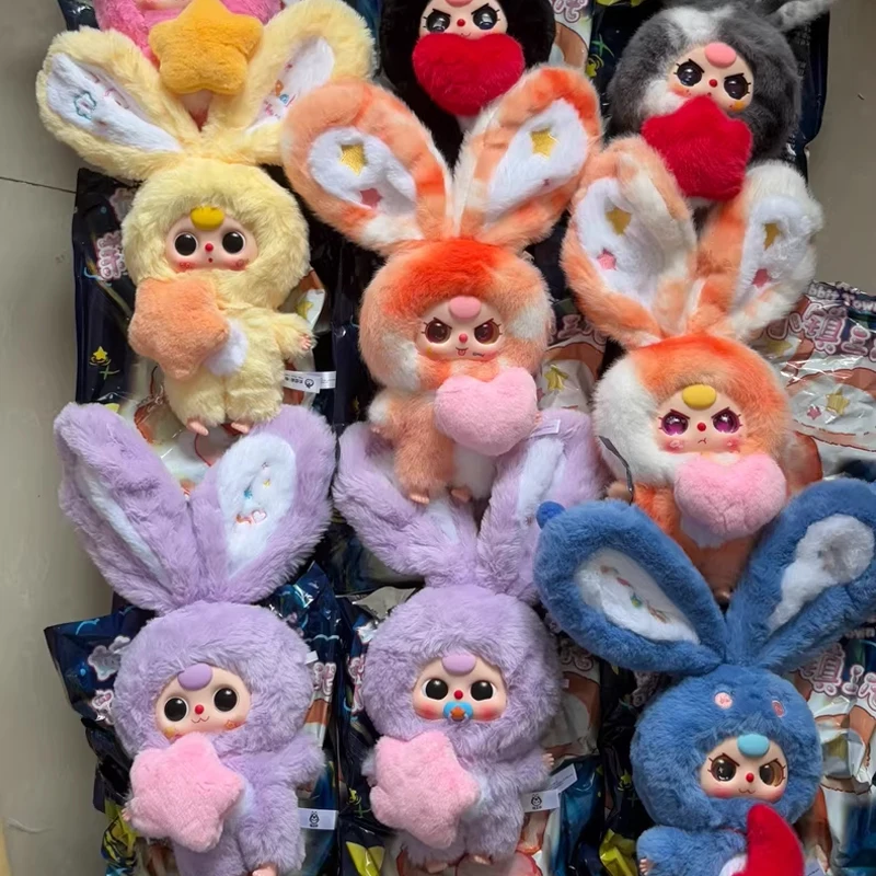 

Baby Three Lily Rabbit Town 3rd Generation Vinyl Plush Blind Box Kawaii Backpack Pendant Fashion Doll Mystery Surprise Gifts