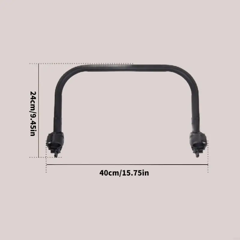 Y88D عربة الأطفال الرضع المقود لينة بولي PU الراحة قبضة عربات الأطفال العالمية مرفق تصميم مقاوم للانزلاق سهلة الصيانة