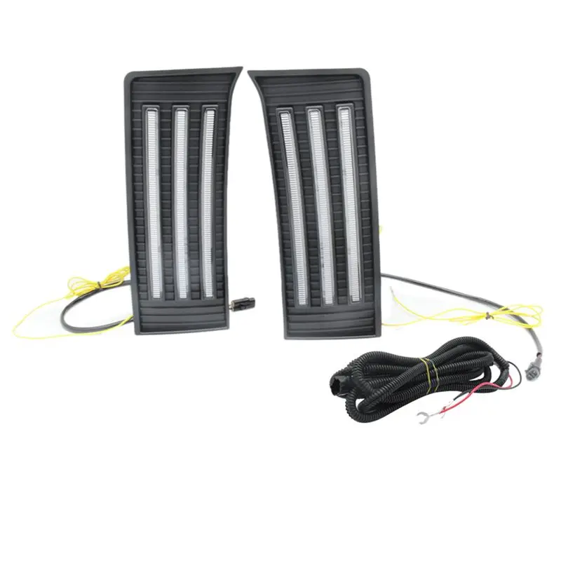 

LED Daytime Running Lights Fog Lights Turn Indicators 2-Color Streamer Steering Replacement Accessories For 22-23