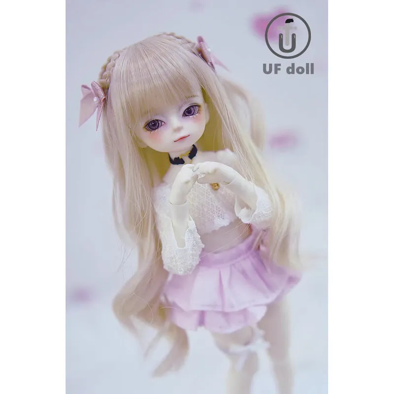 UFdoll BJD1/6 Scale Female Jointed Doll Body With Random Head Blank PVC MJD Body Compatible With GSC OB Doll Head DIY Custom Dol