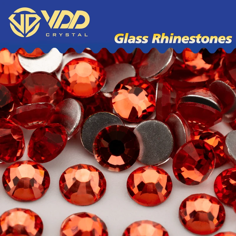 VDD 134 Blush SS4-SS30 New Color Glass Rhinestones Crystal Flatback Strass Glitter Stones For DIY Crafts Nail Art Decorations
