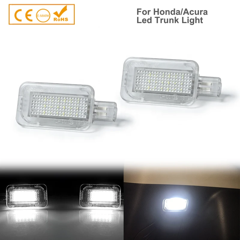 1x LED Luggage Compartment Interior Light Trunk Lamps For Honda Civic Fit Jazz Accord City Insight HR CR V Acura MDX YL RDX TLX