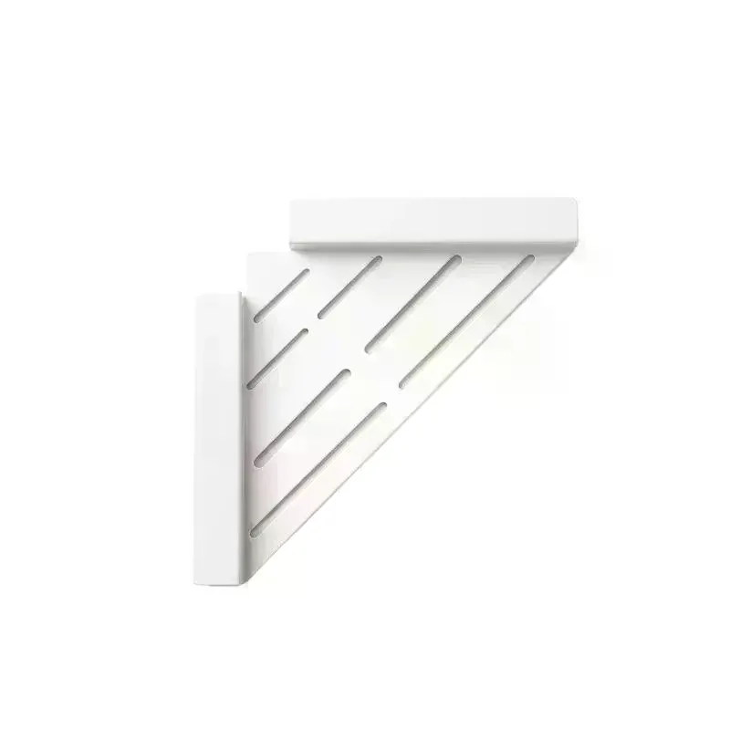 Carbon Steel Sink Corner Rack Anti-rust Punch-free: Drain Shelf Hollowed Space Saving Laundry 1PC