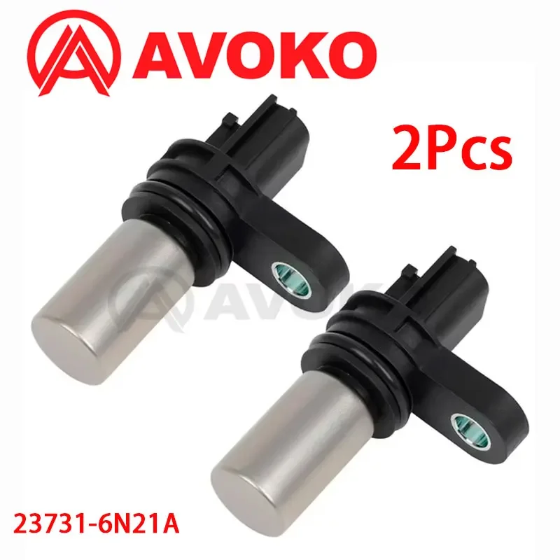 

2Pcs Camshaft Crankshaft Position Sensor For Nissan Altima Sentra Frontier X -Trail 2.5L 01-05 23731-6N21A 23736N21A 237316N20D
