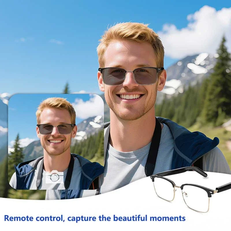 Xiaomi 2026 جديد 6K HD AI النظارات الذكية 100MP كاميرا بلوتوث دعوة 260Mah الدردشة GPT بطارية صوت مساعد التحكم النظارات الشمسية #6