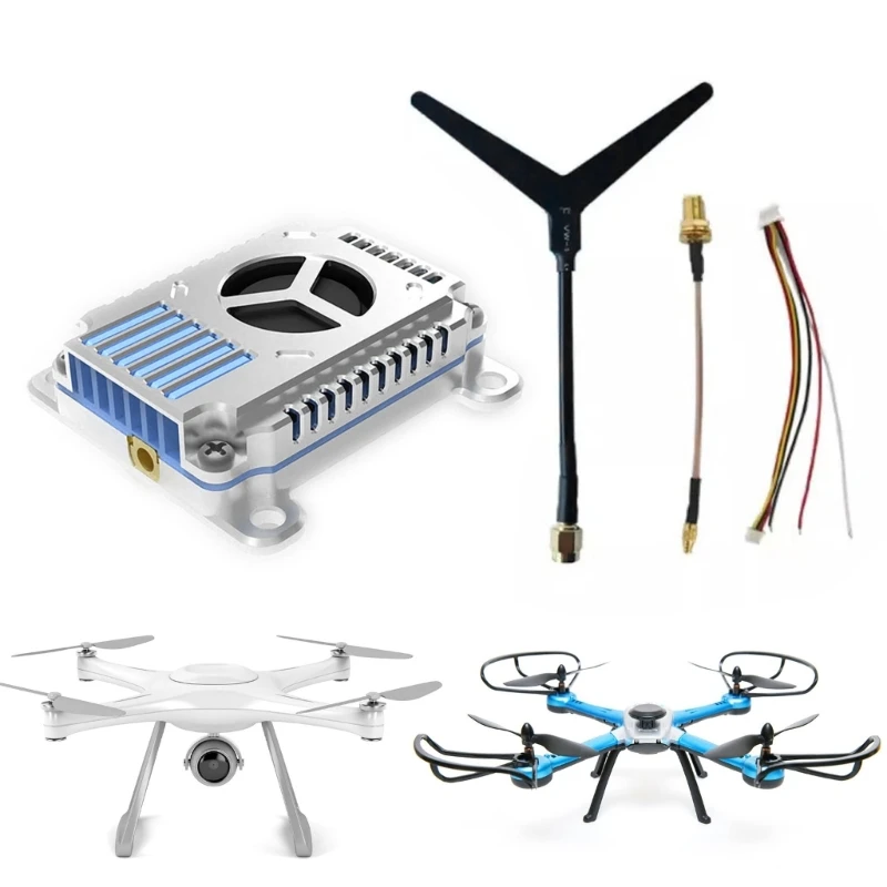 M17B 高度な 3.3Ghz 3W FPV トランスミッターVRX 受信機トランスミッタードローン画像用複数モデル