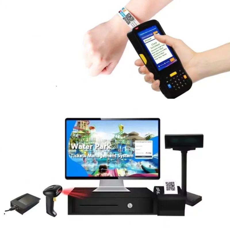 2025 hot sale Ticket Validation Handheld Electronic Bus Ticketing Machine Android Pda Barcode Scanner