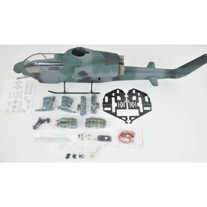 RC Helicopter 500 Size AH-1 Cobra RC Helicopter Fuselage Outer Cover Scale Model Body