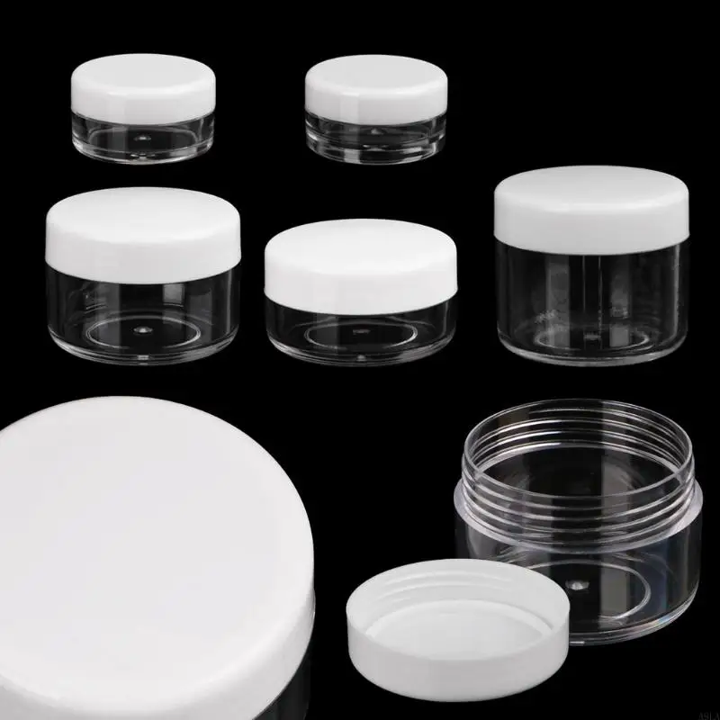 Mini botella muestra A9LA, dispensador cosméticos vacío fondo redondo, organizador para avión, maquillaje, bálsamos