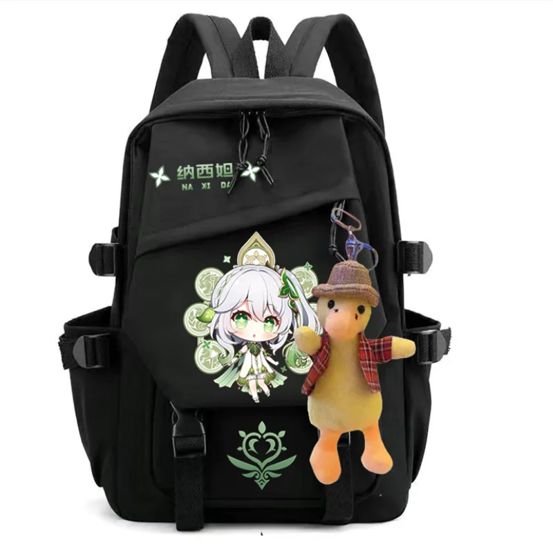 Game Genshin Impact Backpack Mochila Teenarges Schoolbag Nahida Kaedehara Kazuha Men Women Causal Shoulder Laptop Outdoor Bags